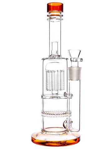 Double Chamber Honeycomb Tree Perc Straight Tube (11.5