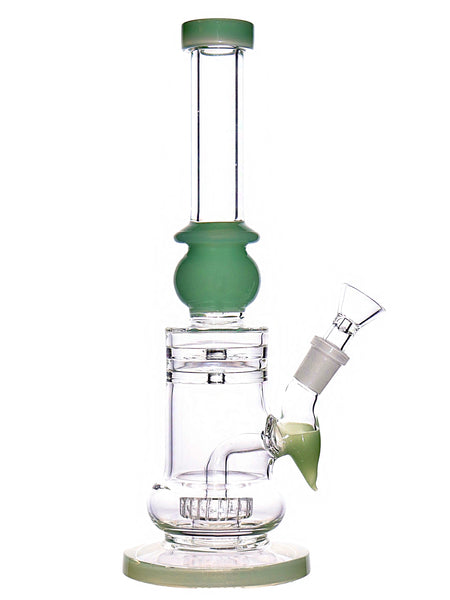 Double Halo Perc Straight Tube (10")