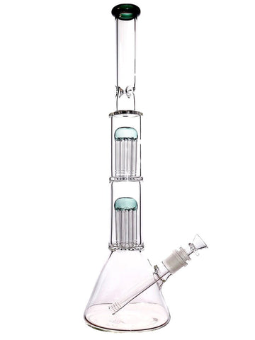 Double Tree Perc Beaker Bong (18