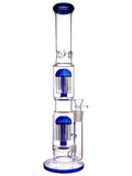 Double Tree Perc straight tube water pipe for sale at High Roller Smoke in Lakewood, Colorado. 