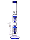 Double Tree Perc straight tube water pipe for sale at High Roller Smoke in Lakewood, Colorado. 