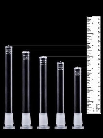 Clear Replacement Downstems (18M-14F, 14mm)