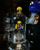 Lookah Glass - Giant Chambered Mushroom Monster Showerhead Perc Rig (9")