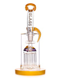 EG Glass - 11-Arm Rig with Milky Color Accents (9")