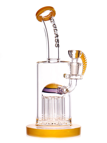 EG Glass - 11-Arm Rig with Milky Color Accents (9")