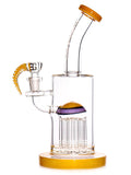 EG Glass - 11-Arm Rig with Milky Color Accents (9")