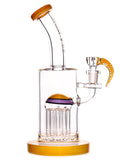 EG Glass - 11-Arm Rig with Milky Color Accents (9")