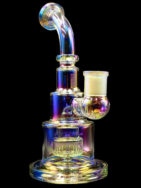 Clear Triple Chamber Showerhead Perc Rig (9")