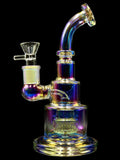 Clear Triple Chamber Showerhead Perc Rig (9")