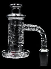 Etched Hieroglyphics Blender Banger With Cap, Pearl, And Bullet Combo (14mm)