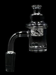 Flat Top Bucket Banger with Quartz Pearl and Spinner Cap Combo (90°)