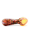Fumed Bulb Floral Inside-Out Hand Pipe (5")