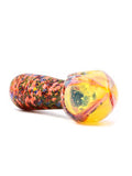 Fumed Bulb Floral Inside-Out Hand Pipe (5")
