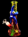 Glow-in-the-Dark Aquatic Beaker Bongs (10")