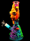 Glow-in-the-Dark Aquatic Beaker Bongs (10")