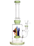 Glass water pipe with octopus character available for sale at High Roller Smoke in Lakewood, Colorado. 