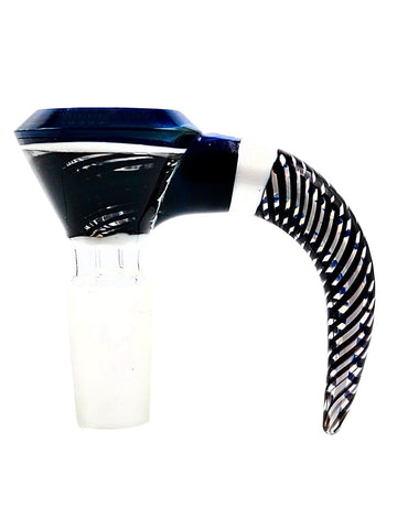 XL Horned Color Block with Retti Swirl Bowl Slide (14mm)