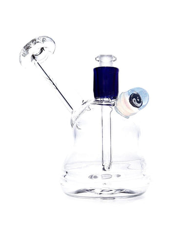 Hornsilver Glassworks - Clear Bubbler with Removable Downstem (6