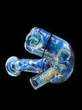 Hornsilver Glassworks - Ghost Dry Sherlock with Millies (5.5")