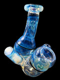 Hornsilver Glassworks - Ghost Dry Sherlock with Millies (5.5")