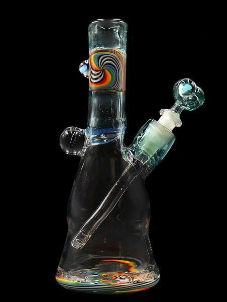 Hornsilver Glassworks - Jailbreak Rainbow with Nemo & Ghost Bottle Rig (8")