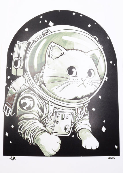 Heilig Art - "Space Kitty" Signed Heady Photo Print