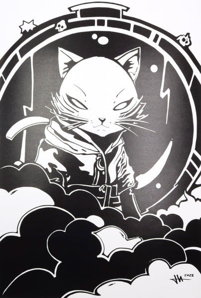 Heilig Art - "Shaolin Kitty" Signed Heady Photo Print