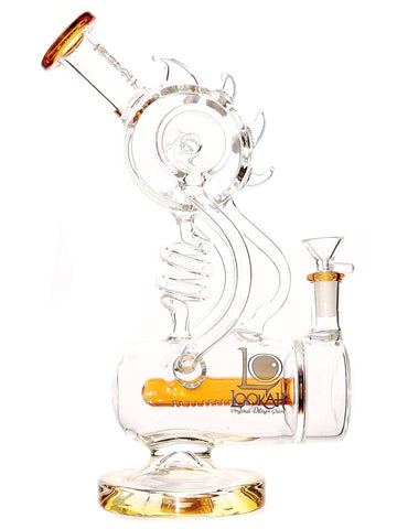 Lookah Glass - Inline Spiked Recycler (11