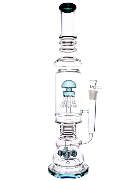 Mushroom Jellyfish Button Perc Straight Tube (20")