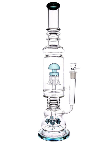 Mushroom Jellyfish Button Perc Straight Tube (20
