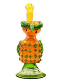 Glass pineapple owl dry sherlock available for sale at High Roller Smoke in Lakewood, Colorado. 