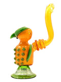 Glass pineapple owl dry sherlock available for sale at High Roller Smoke in Lakewood, Colorado. 