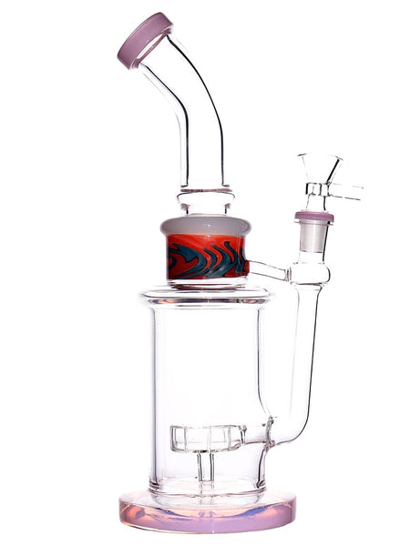 Fume Pink Wig-Wag Accent Clear Can Rig (10")