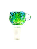 Raymond Bray Glass - Dichro Image Over Frit Bowl Slide (14mm)