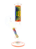 Retro Stripe Rainbow Wig-Wag Decal Straight Tube (11")
