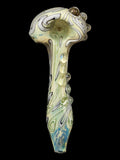 Skoeet Glass - Fumed Milky Inside-Out Hand Pipe Spoon (5.5”)