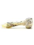 Skoeet Glass - Fumed Milky Inside-Out Hand Pipe Spoon (5.5”)