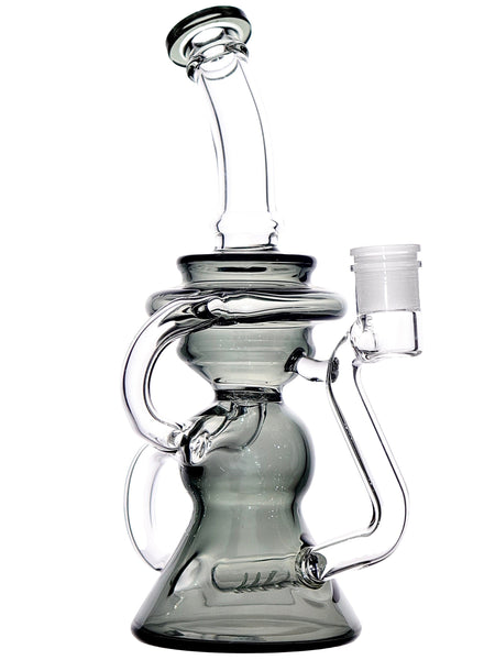 8 inch ball incycler dab rig water pipe with five slit diffuser 