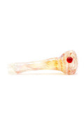 Solrac Glass - Red Fumed Spoon (5")