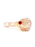 Solrac Glass - Red Fumed Spoon (5")