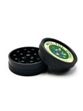 63mm biodegradable herb grinder in color black by Stoned Earth for sale 