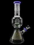Super Bee - Grateful Dead Collins Perc Etched Beaker With Showerhead Perc (12")