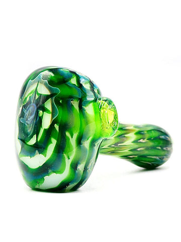 Three Trees Glass - Color Raked Hammer Hand Pipe (4