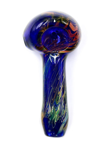 Three Trees Glass - Copper Mountain Fumed and Raked Hand Pipe Spoon (3.5)
