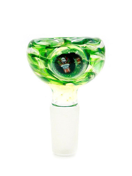 Three Trees Glass - Encased Grateful Dead Millie Flower Bowl Slides (14mm)