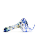Three Trees Glass - Flared Pointed Foot Dry Hammer Hand Pipe with One Piece - Straw Hat Pirates Logo (5")