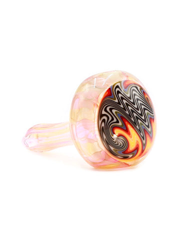 Three Trees Glass - Fumed XL Wig-Wag Base Hand Pipe (4.5