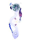 Three Trees Glass - Purple Blossom Wig Wag Hammer with Colorado Millie (8")
