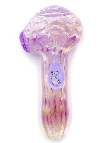 Three Trees Glass - Wrap 'N Rake Hand Pipe with Towelie Millie (4