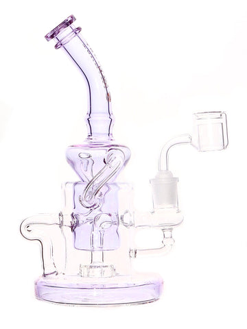 Tsunami Glass - Concentrate Dab Rig Showerhead Klein Recycler (9